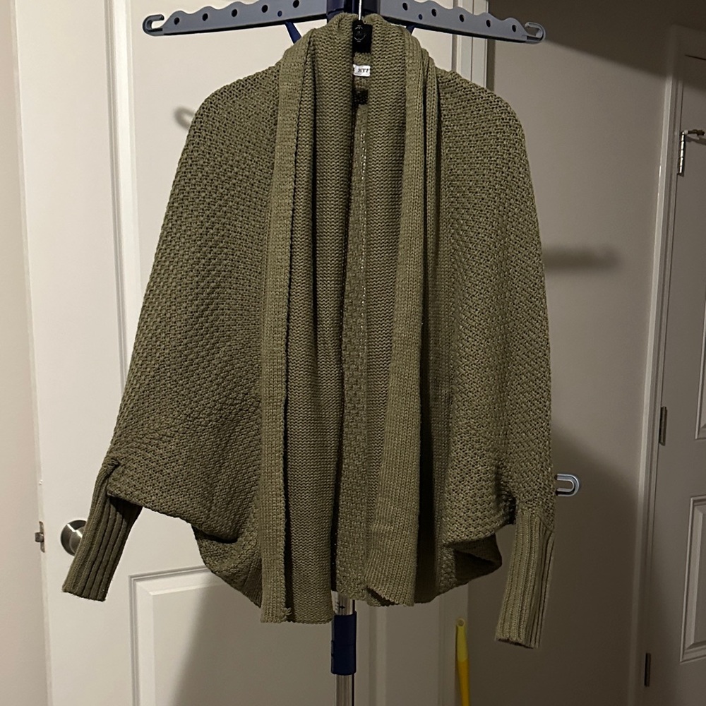 HYFVE Olive Knit Women's Poncho